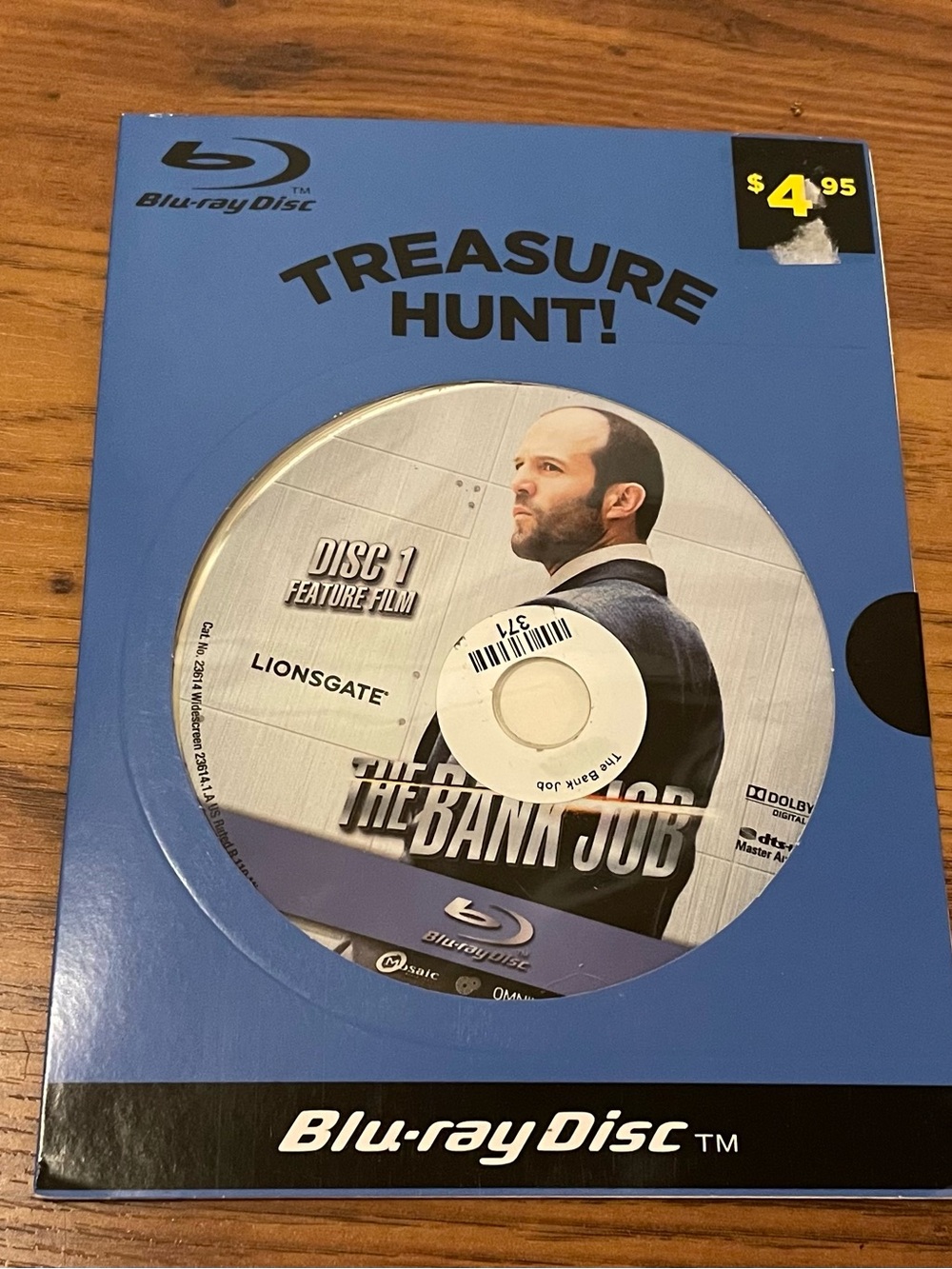 New in Package Blu-ray Disc Movie The Bank Job Jason Statham
